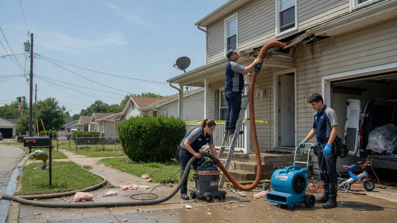 Water Damage Restoration in Edwardsport, IN near me